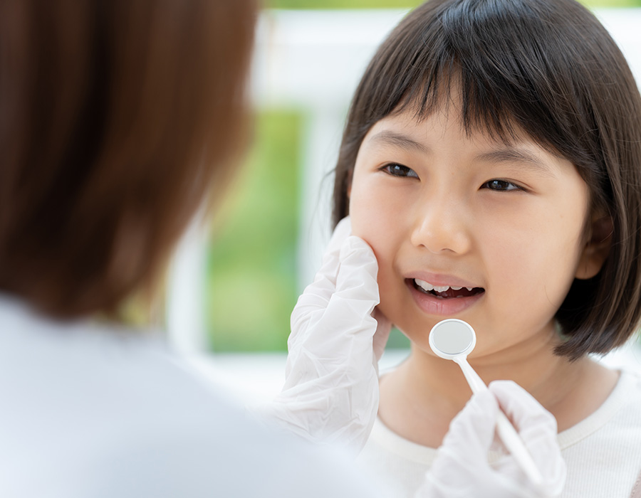 子供が怖がらない治療を心がけています